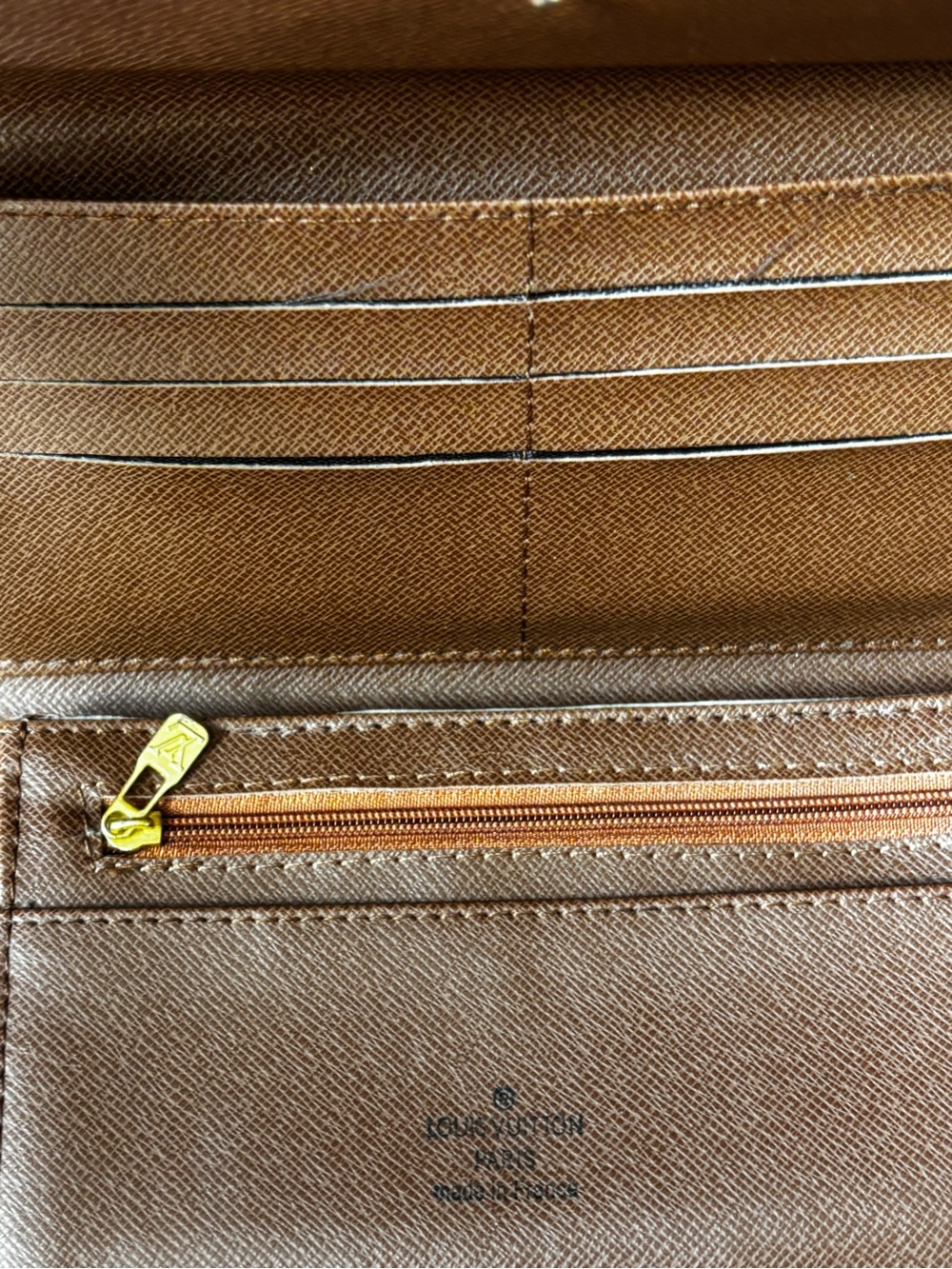 VTG Louis Vuitton Brown Monogram Canvas Small Wallet - Picture 11 of 11